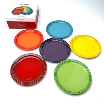 Rainbow Plate Set 9" (6-pcs)