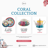 Coral Tea Pot