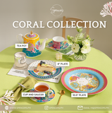 Coral Tea Pot