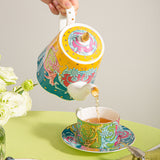 Coral Cup & Saucer
