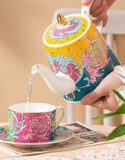 Coral Tea Pot