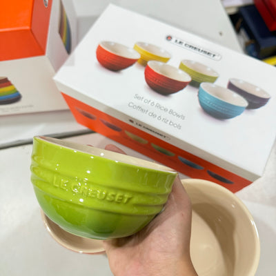 Rainbow Rice Bowl Set (6-pcs)