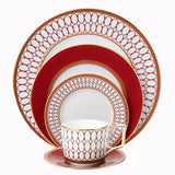 GIADA Maroon (3-Plate Porcelain Set)